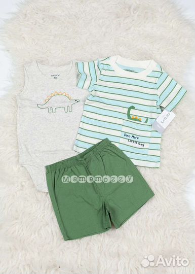 Carters летний комплект для мальчика (9m-24m)