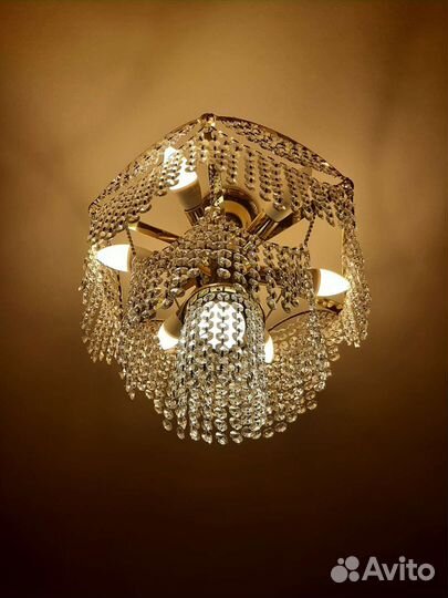 Люстра хрустальная богемия чехия