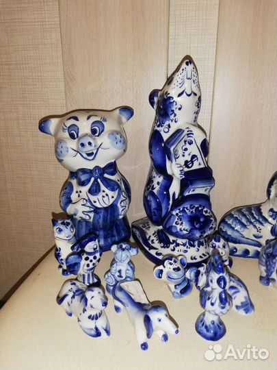 Авторская гжель пакетом