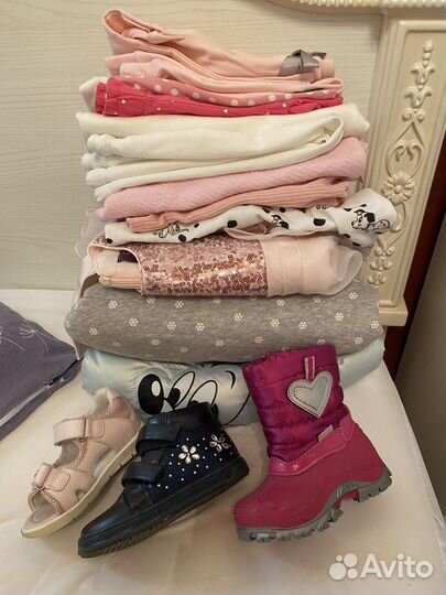 Пакет вещей доя девочки 92 см