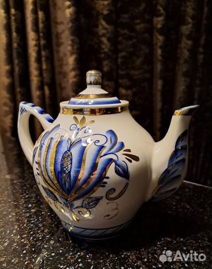 Фарфоровый чайник СССР