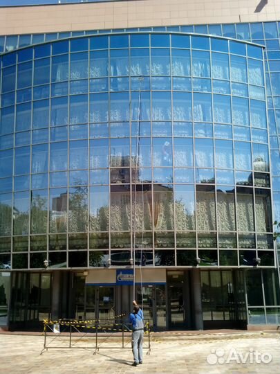 Мойка фасада и окон деионизированной водой WFR