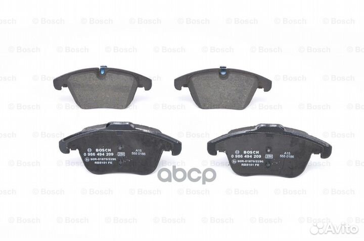 Колодки торм диск к-т 0986494209 Bosch