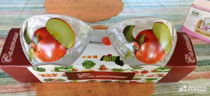 Набор салатников стекло