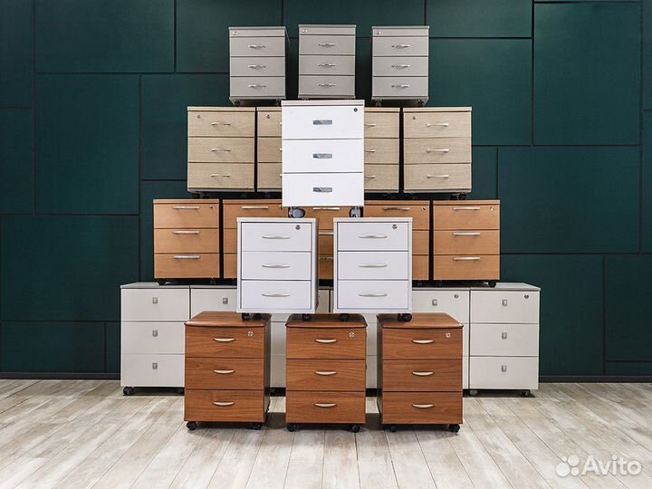 Тумба офисная на колесах