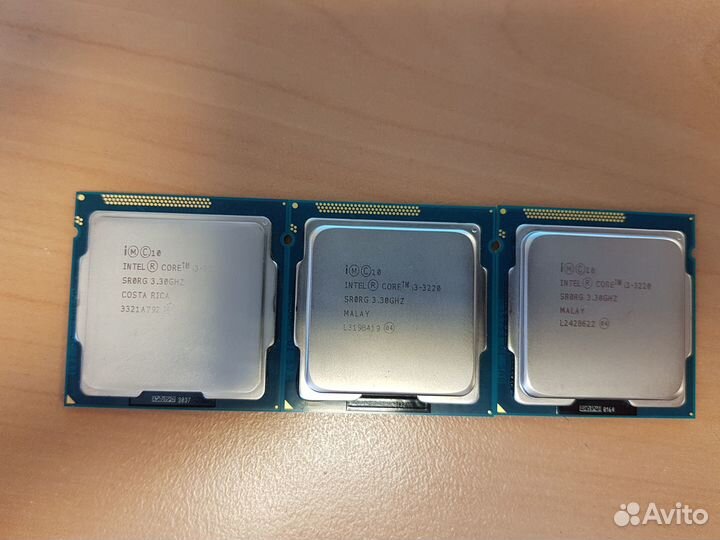 Процессор Intel Core i3-3220 LGA1155 3300Mhz. 3шт
