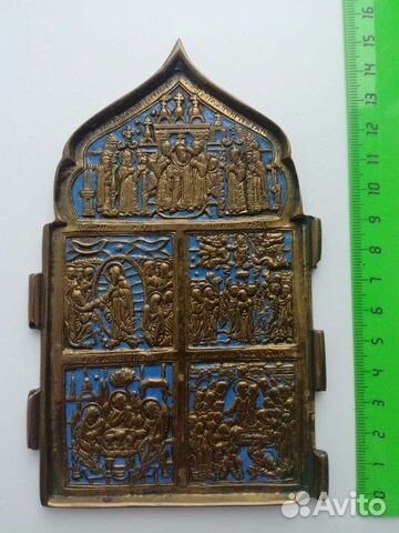 Меднолитая икона