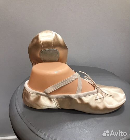 Балетки атласные