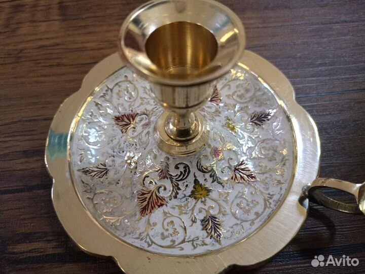 Подсвечник бронзовый