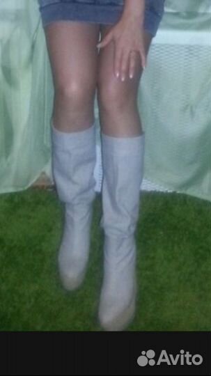 Сапоги льняные,женские лето осень