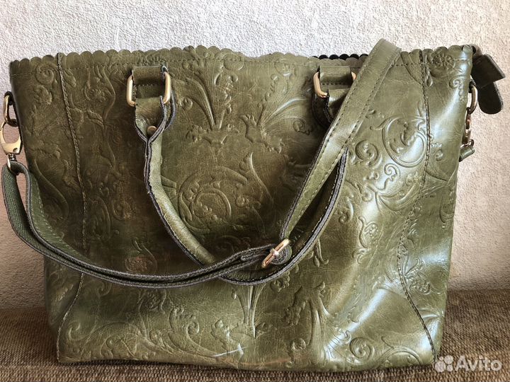 Сумка натуральная кожа италия
