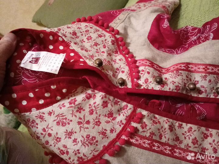 Одежда фольклор из льна