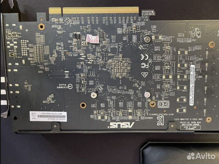 Видеокарта Asus rx580 8gb