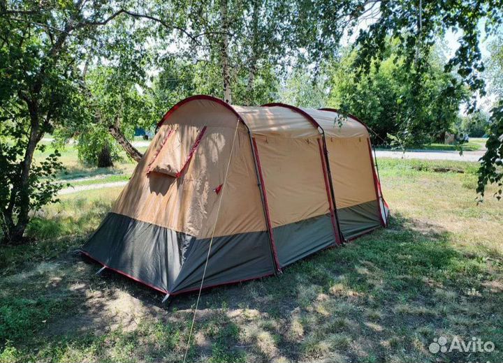 Палатка(120+145+240)х260х195 4-местная 2комнатная