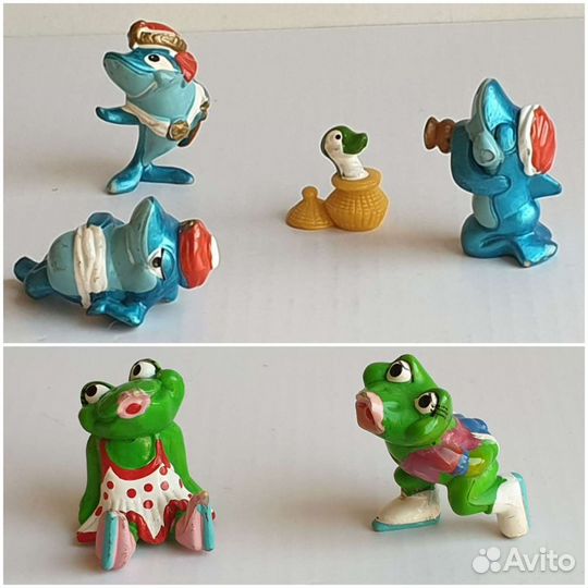 Фигурки из McDonalds, Киндера, Растишки и др