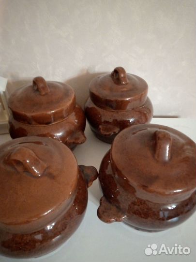 Горшок для запекания 4 штуки