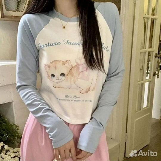 Лонгслив женский y2k