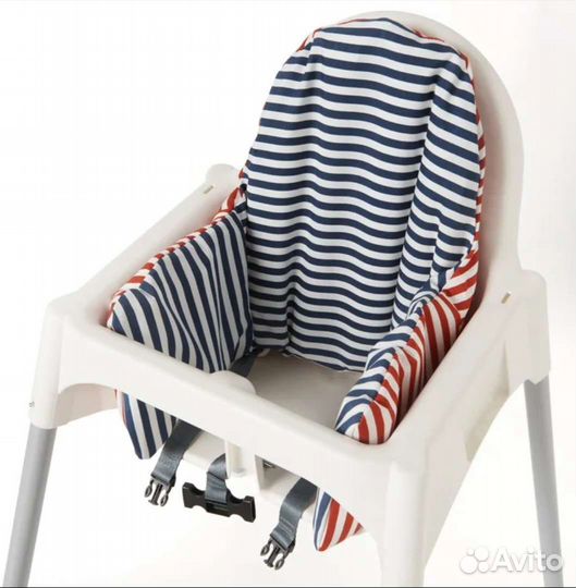 Мягкая вкладка в стул для кормления Икеа
