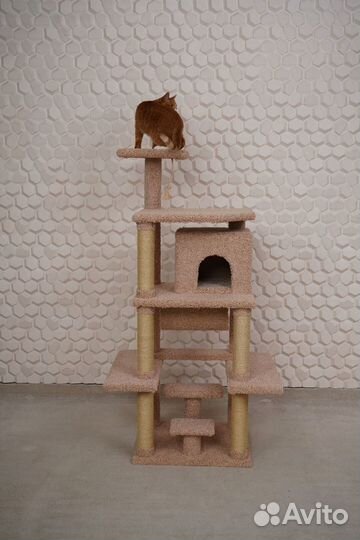 Домик для кошки с когтеточкой