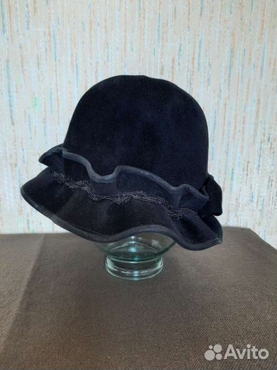 Шляпа из велюра (новая)