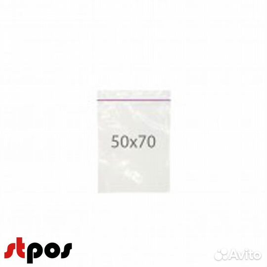 Пакеты zip lock 50х70 мм, 35 мкм, 500 шт./упак