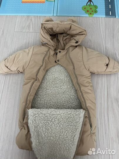 Зимний комбинезон для новорожденных