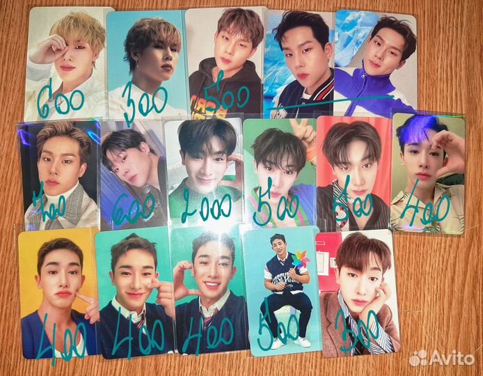 Карты Monsta X и Вонхо