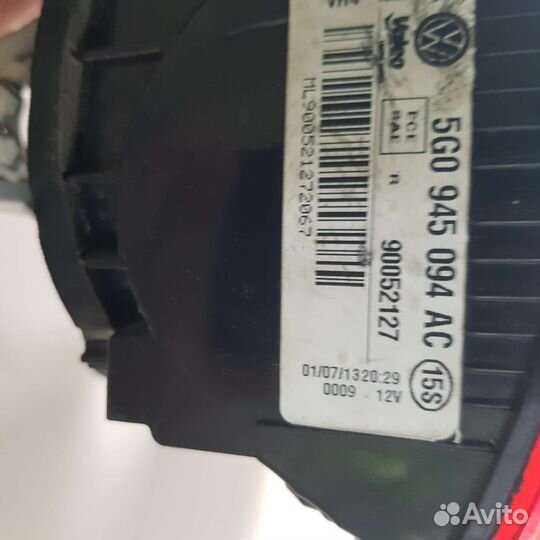 Задняя фара Volkswagen