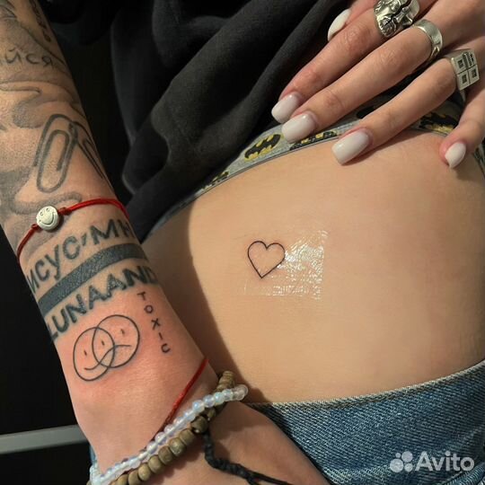 Мини тату, мини татуировки