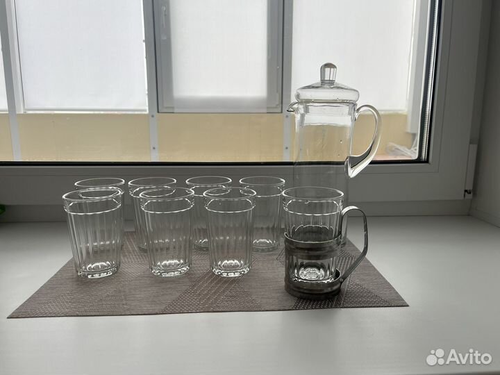 Набор граненых стаканов