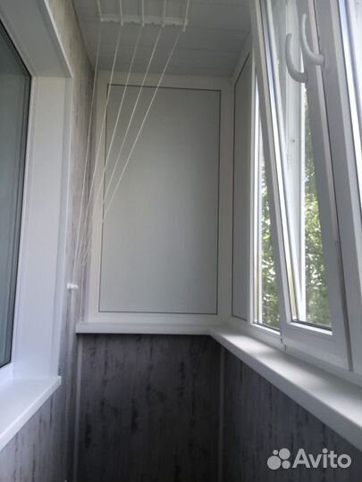 Отделка балкона