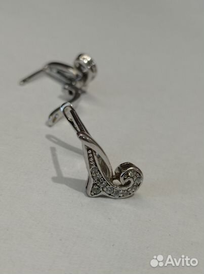 Серьги серебро 925 пробы