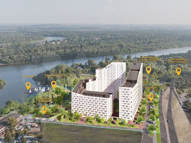 2-к. квартира, 39,7 м², 1/11 эт.