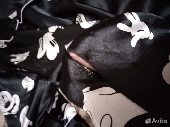 Пижама шелковая