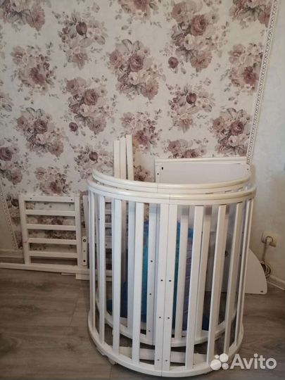 Детская кроватка круглая