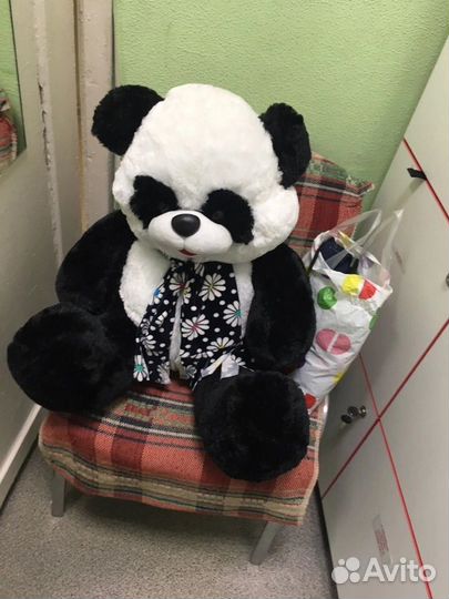 Панда игрушка плюшевая