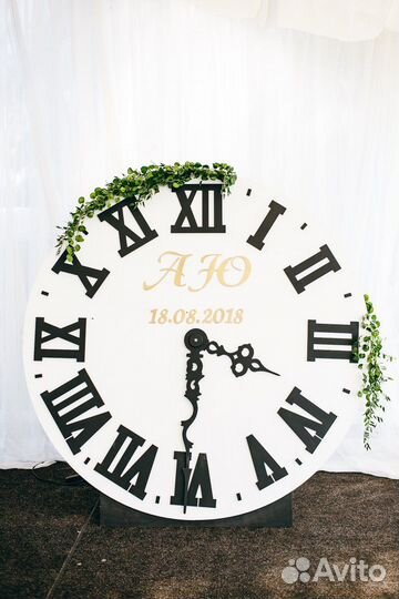 Часы новогодняя фотозона