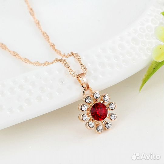 Серьги Кольцо Кулон Очень качественная бижутерия