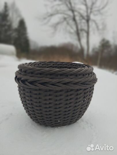 Кашпо из ротанга от 12литров и больше