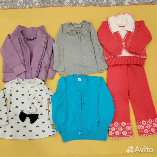 Вещи пакетом для девочки 86 размер