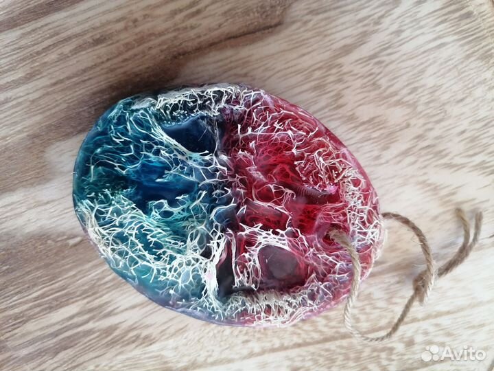 Массажное мыло с люфой