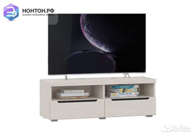 Тумба под тв 3 Эколь сандал светлый
