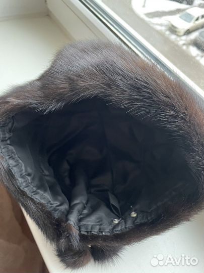 Берет норковый