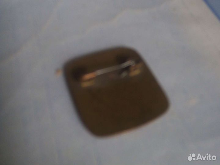 Брошь большая латунь Эмаль СССР Ленинград клеймо