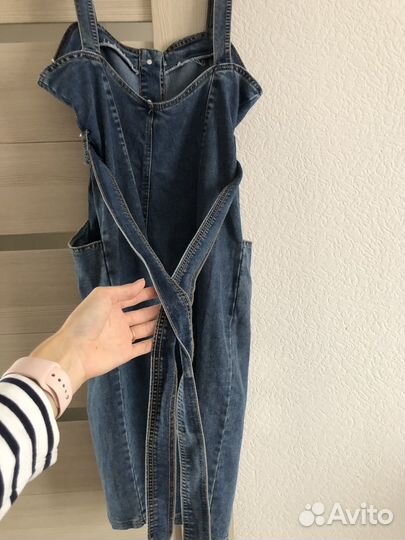 Джинсовый сарафан