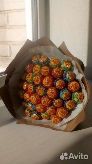 Букеты из чупа-чупс