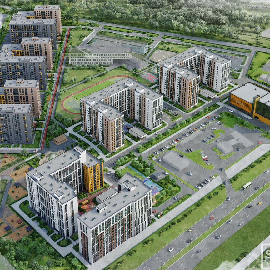 1-к. квартира, 33,7 м², 6/12 эт.