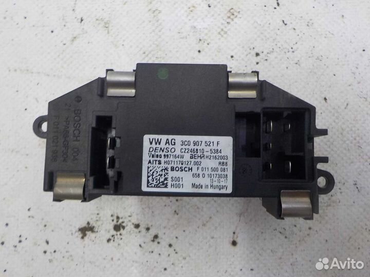 Резистор отопителя volkswagen jetta 6