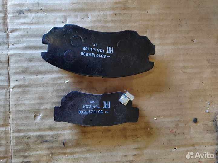 Тормозные колодки на kia sportage 2