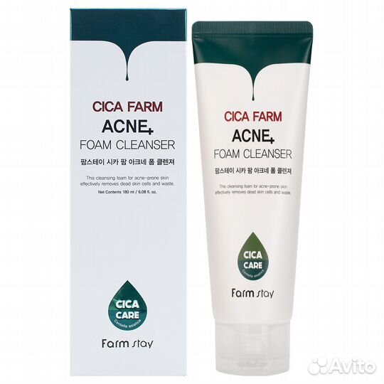 Farm Stay Очищающая Пенка с центеллой 180мл